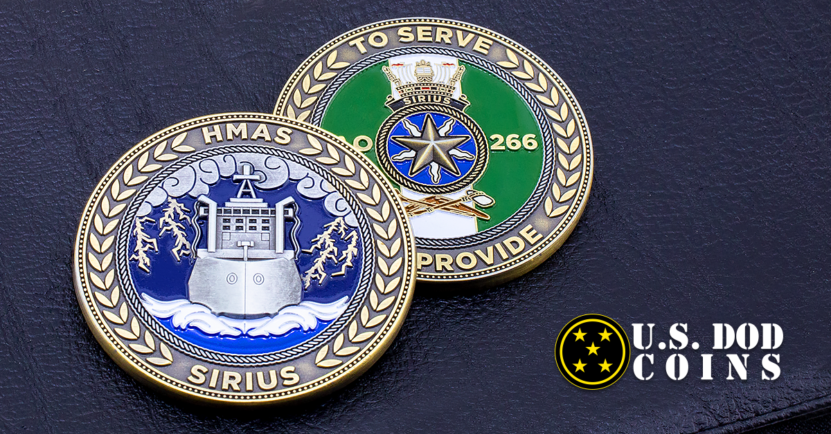 U.S. Navy Custom Challenge Coins USN U.S. DOD Coins